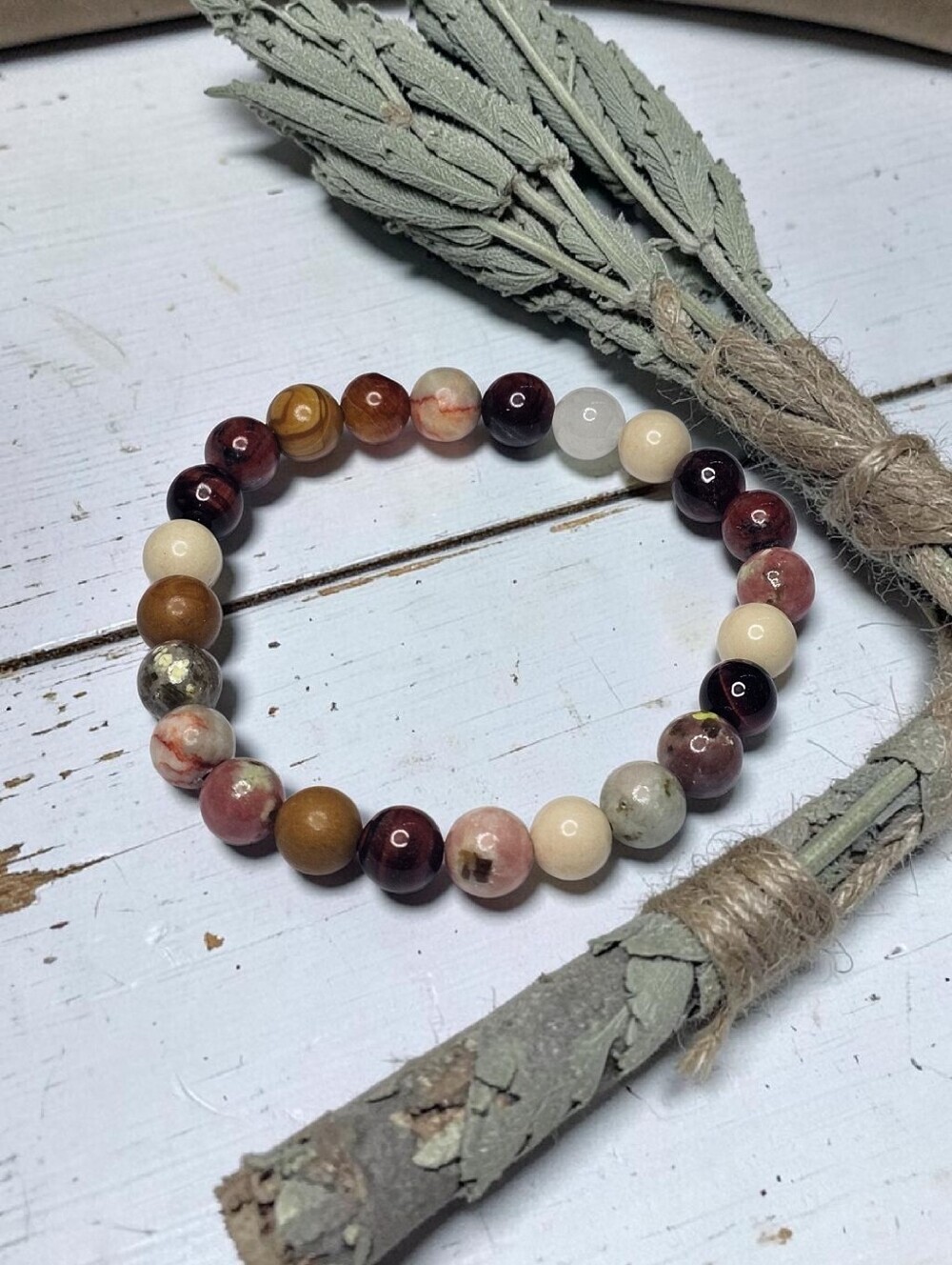 New Awakenings Multicolor Stone Bead Stretch Bracelet - Women Jewelry